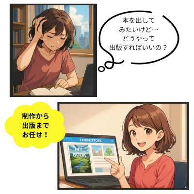 電子書籍出版代行のイメージ